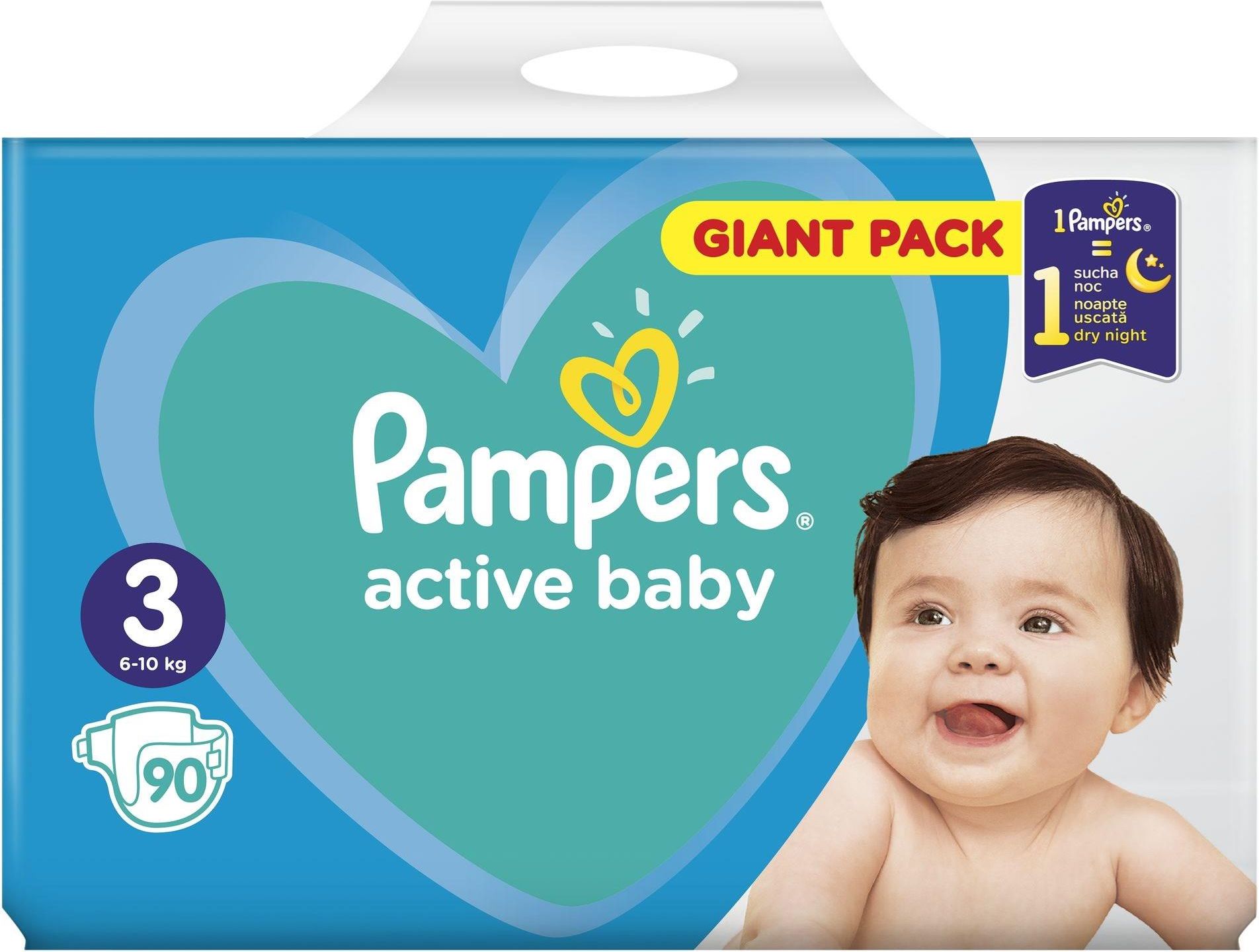 pieluszki jednorazowe pampers active baby 3