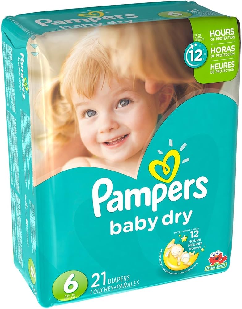 pampers baby dry 6