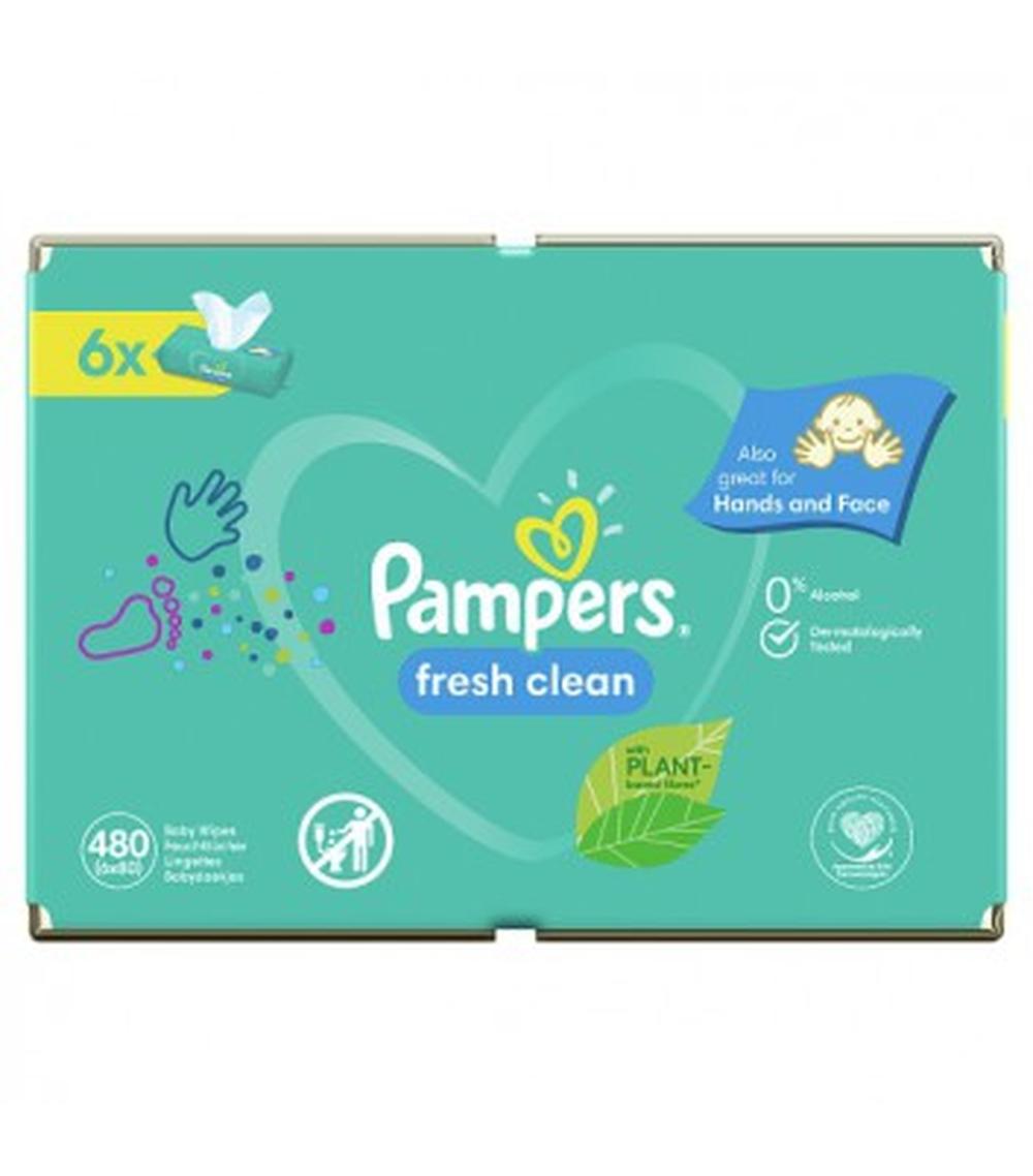 chusteczki nawilżane pampers fresh clean