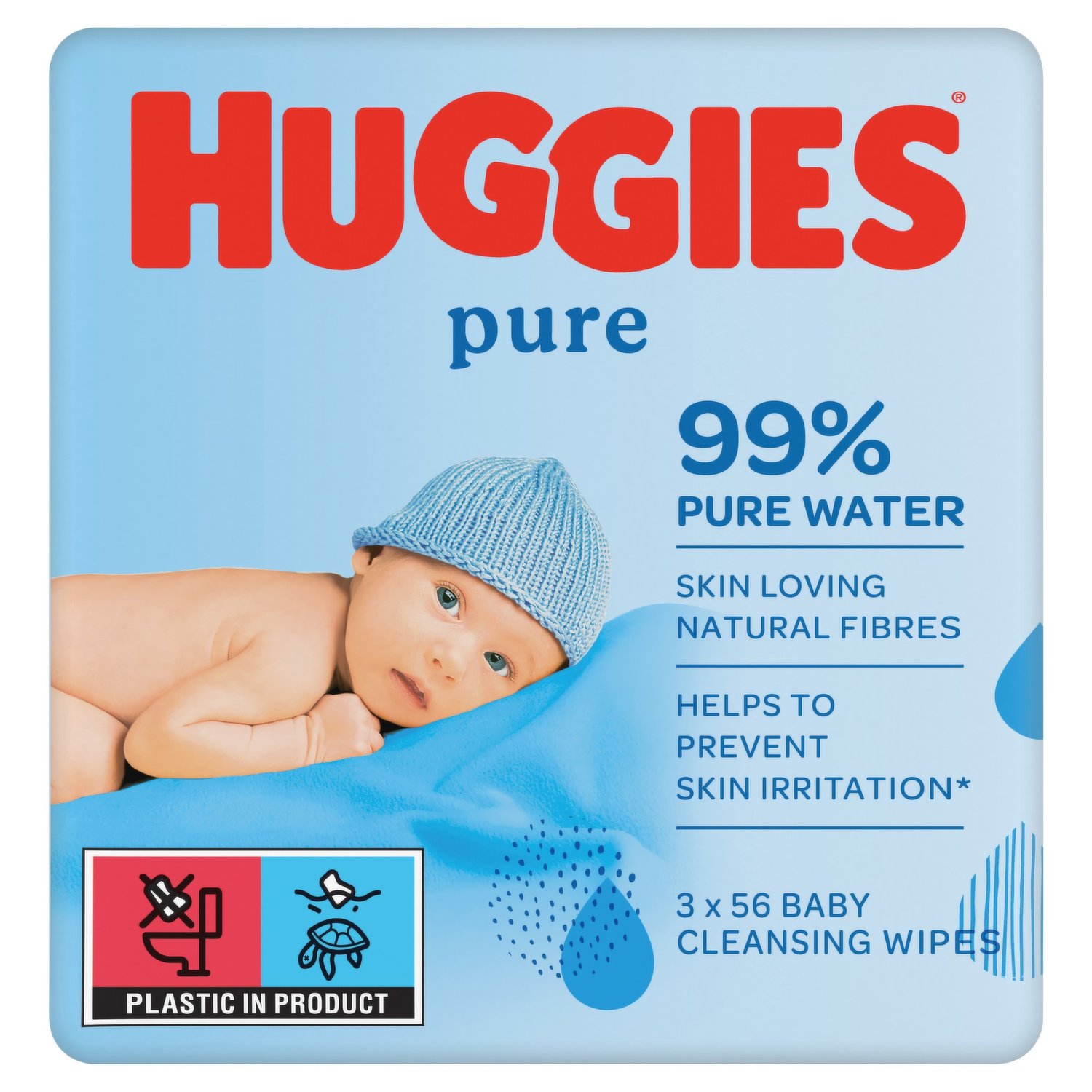 chusteczki nawilzane huggies w pudelku