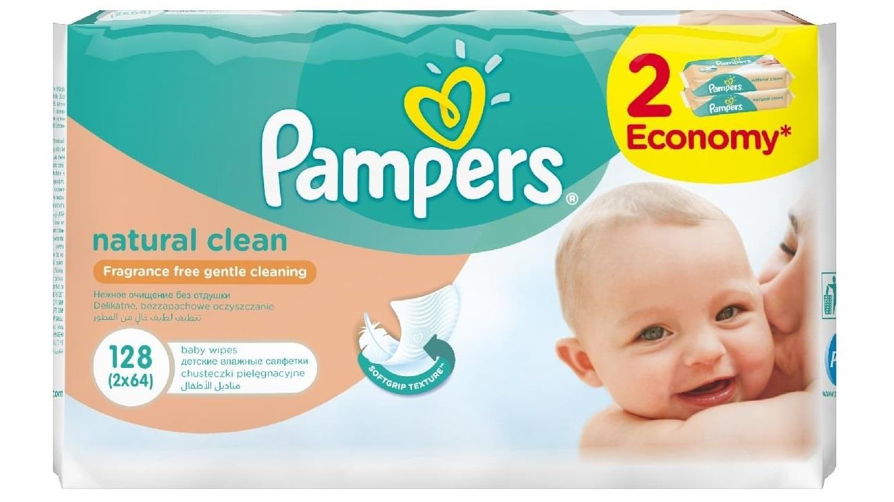 chusteczki pampers natral clean