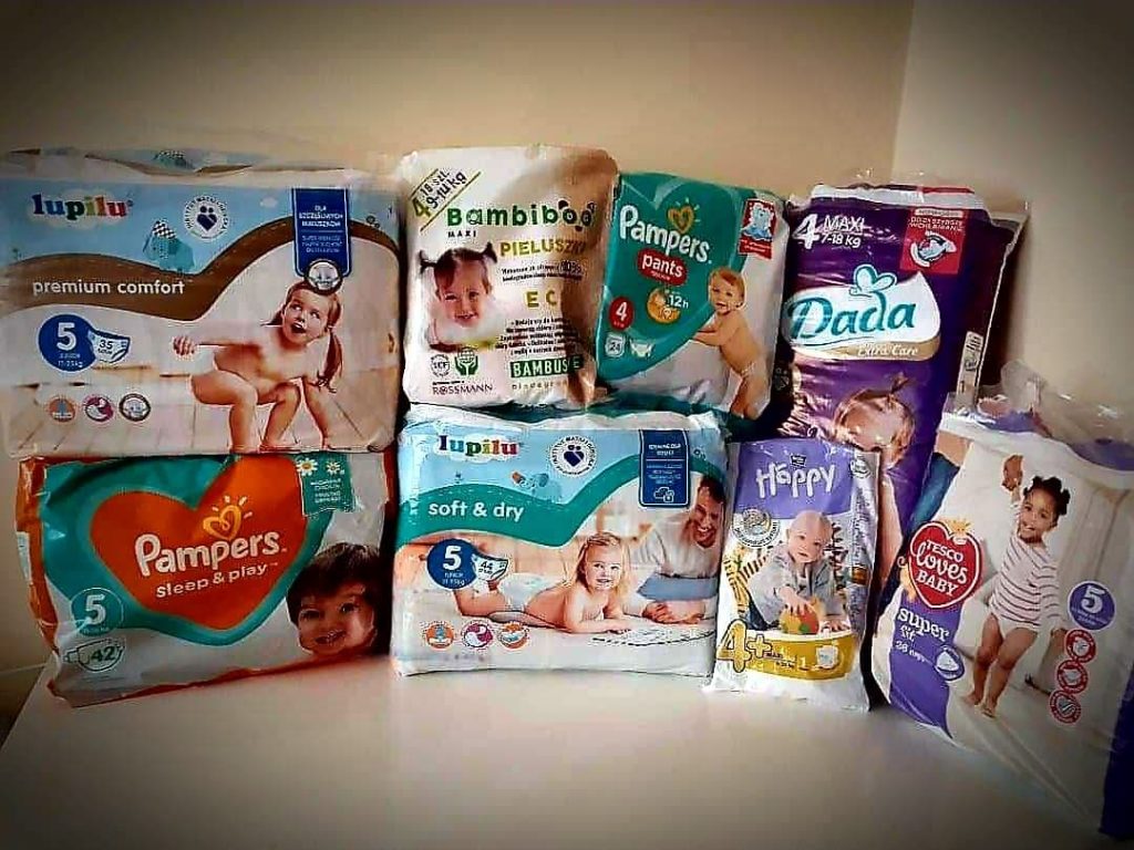 jakie produkty były pierwsze np pampers