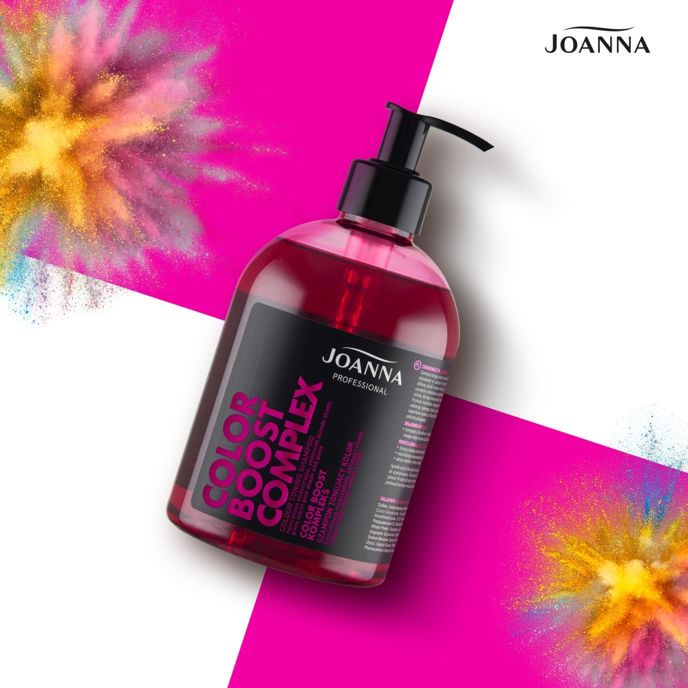 joanna professional color boost complex szampon tonujący kolor 500 ml