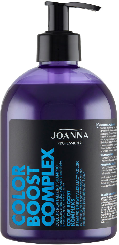 joanna hairdressing shampoo w szampon rewitalizujący kolor o zapachu czarnej