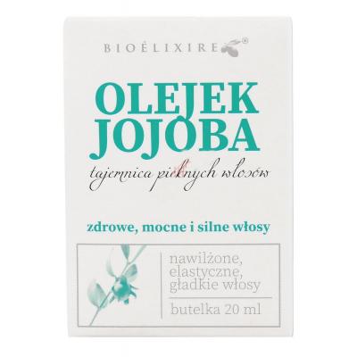 bioelixire nawilżający i zmiękczający olejek jojoba do włosów