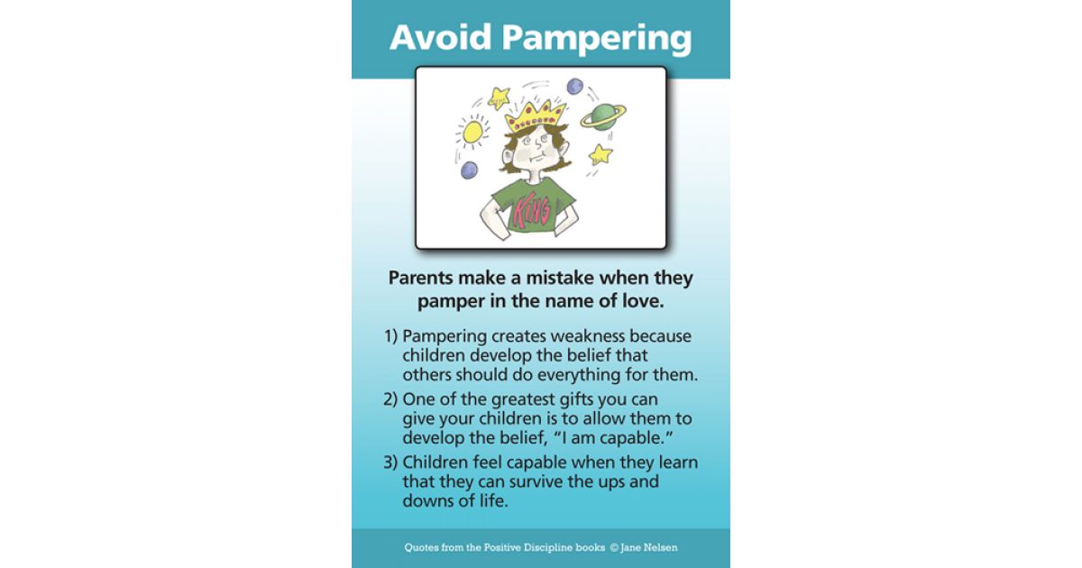 dont pamper