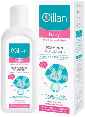 oillan baby szampon nawilżający 200 ml