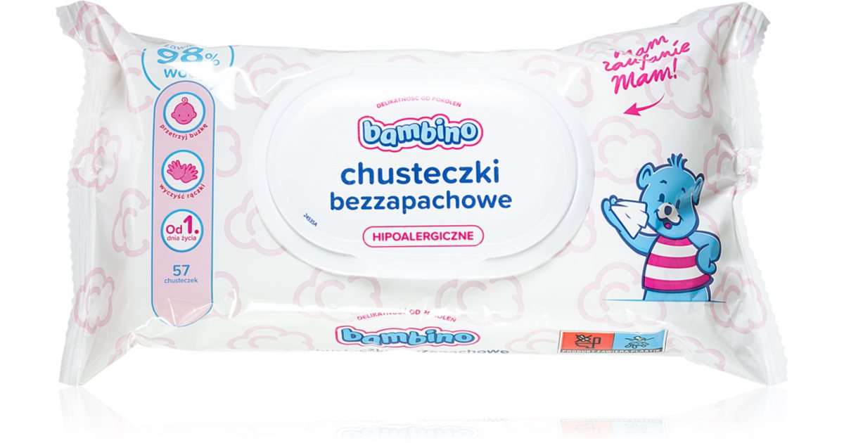 chusteczki nawilżane bambino skład