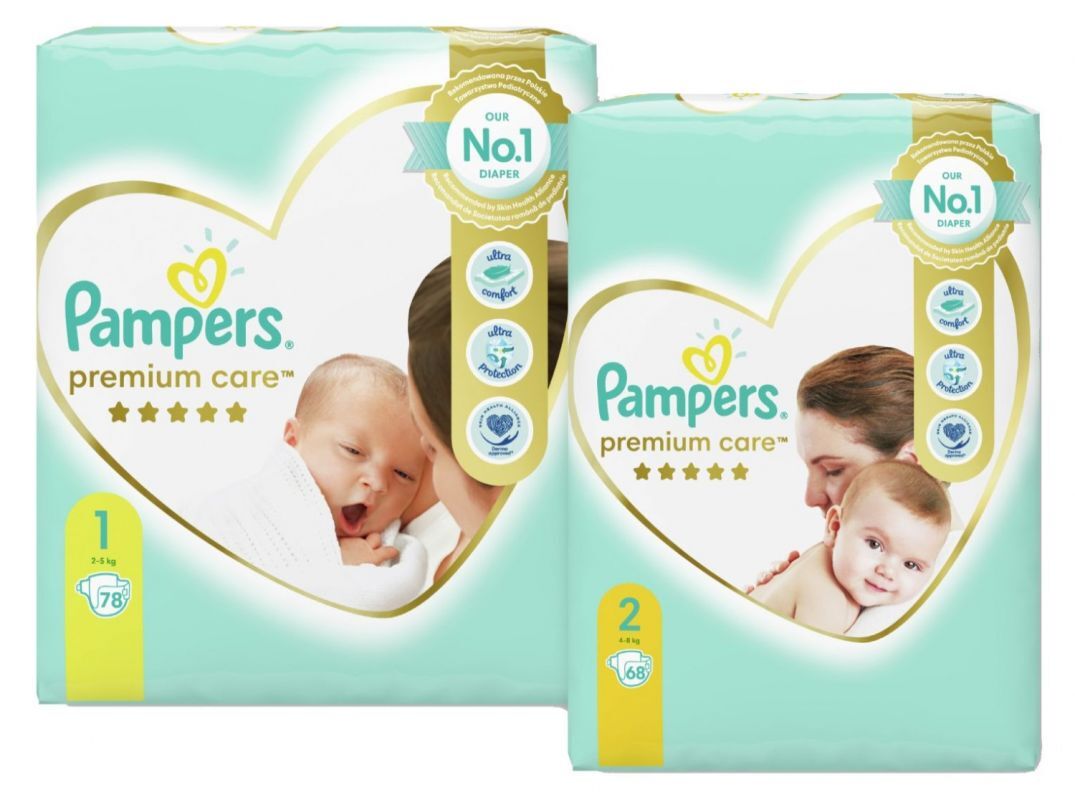 pieluszki pampers premium care 1 wycięcie na pępek youtube