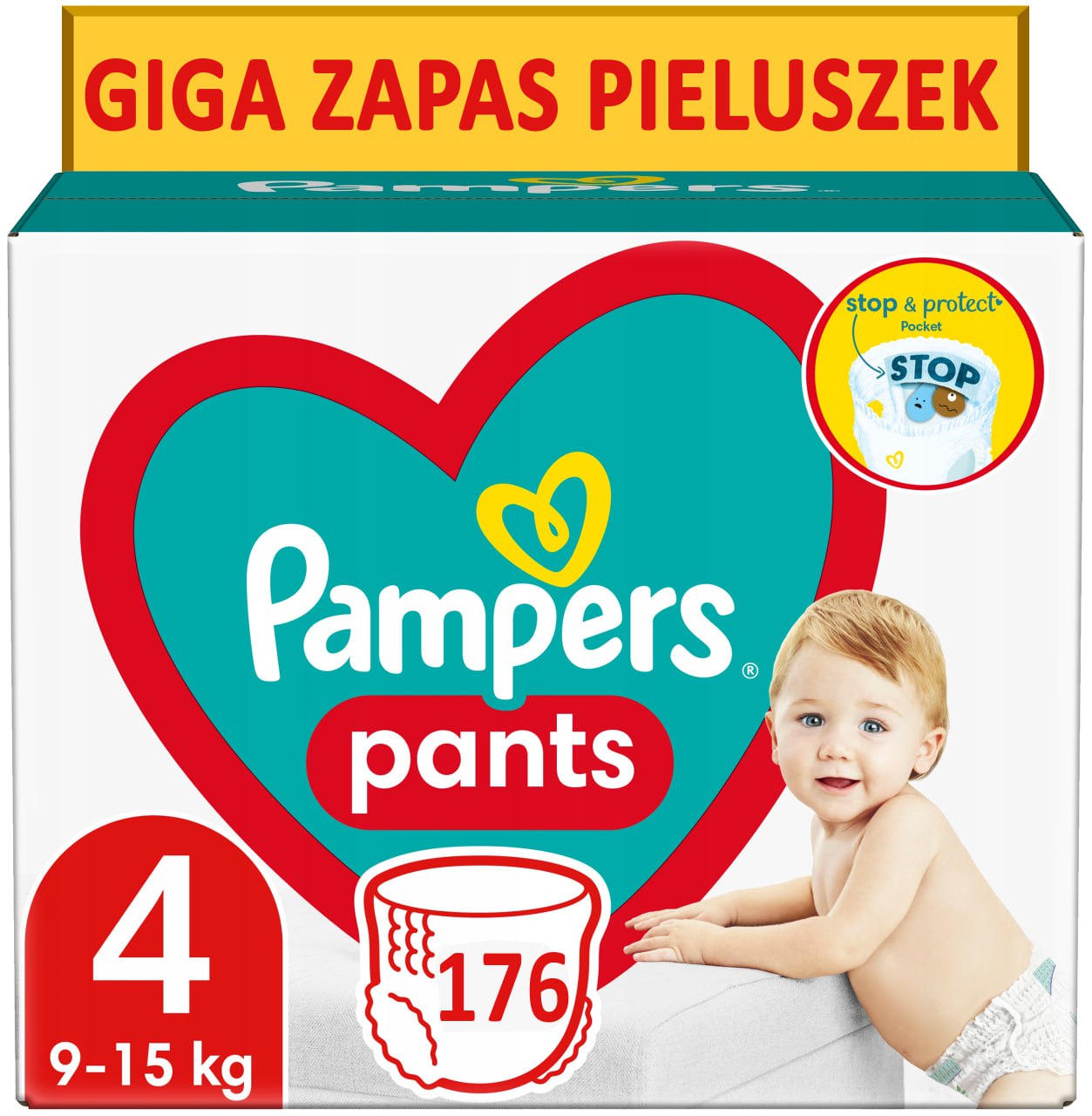 pieluchomajtki pampers giga pack