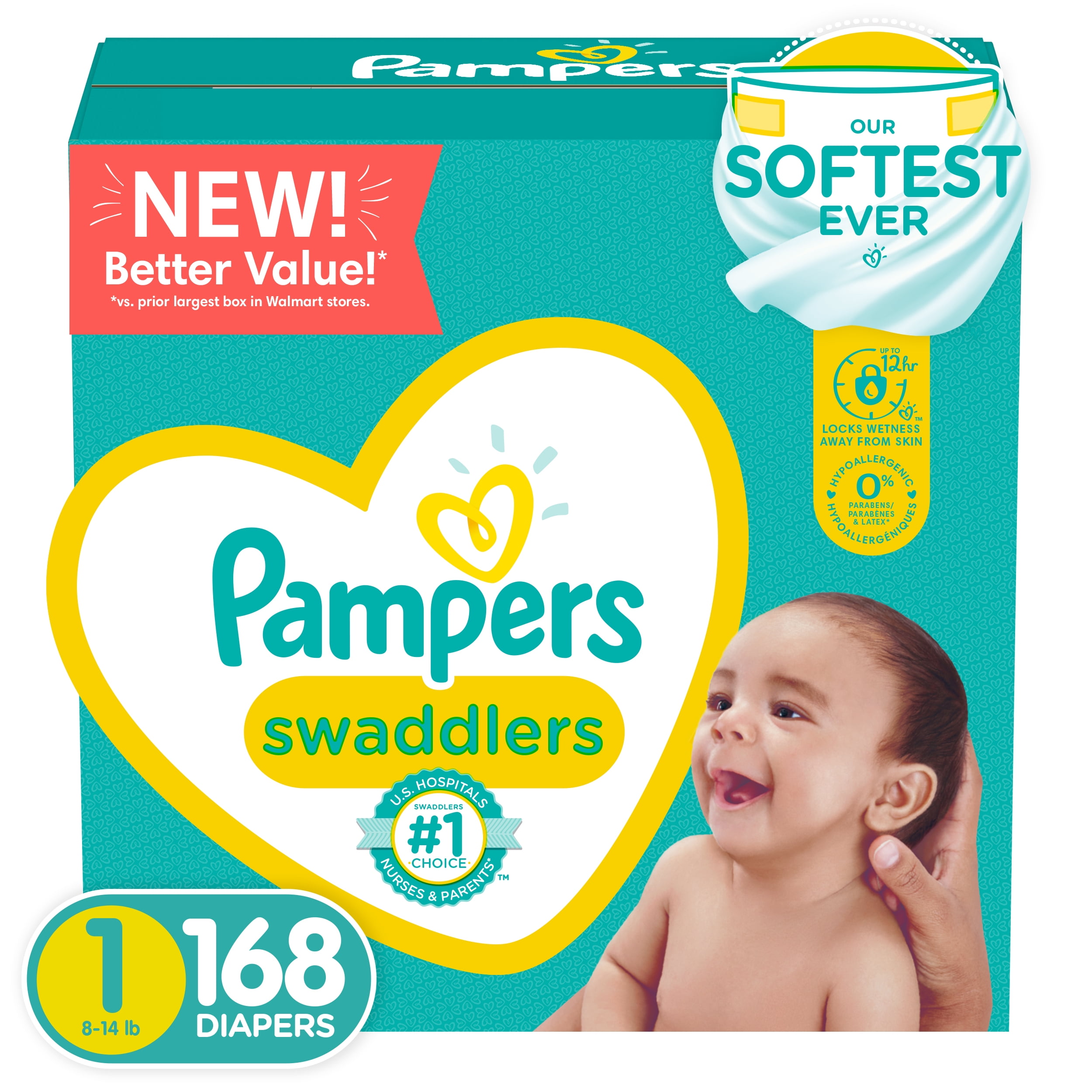 pampers size 1 new born