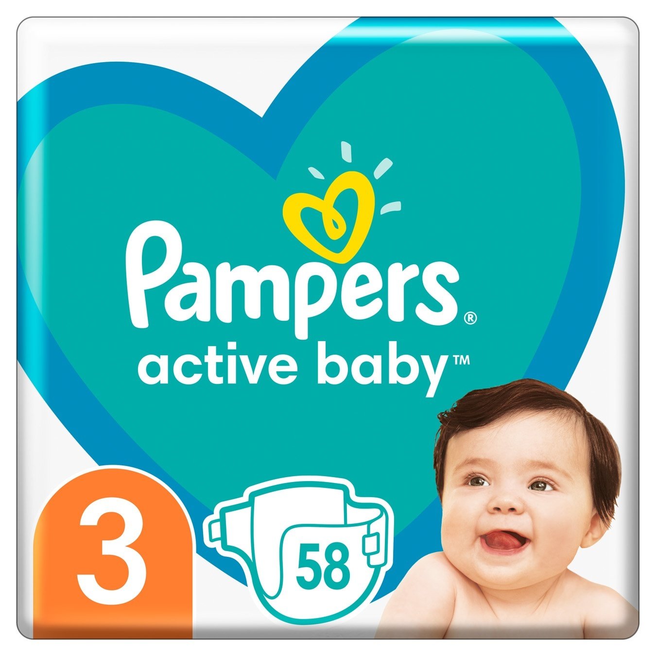 pampers active baby 4 62 szt tesco