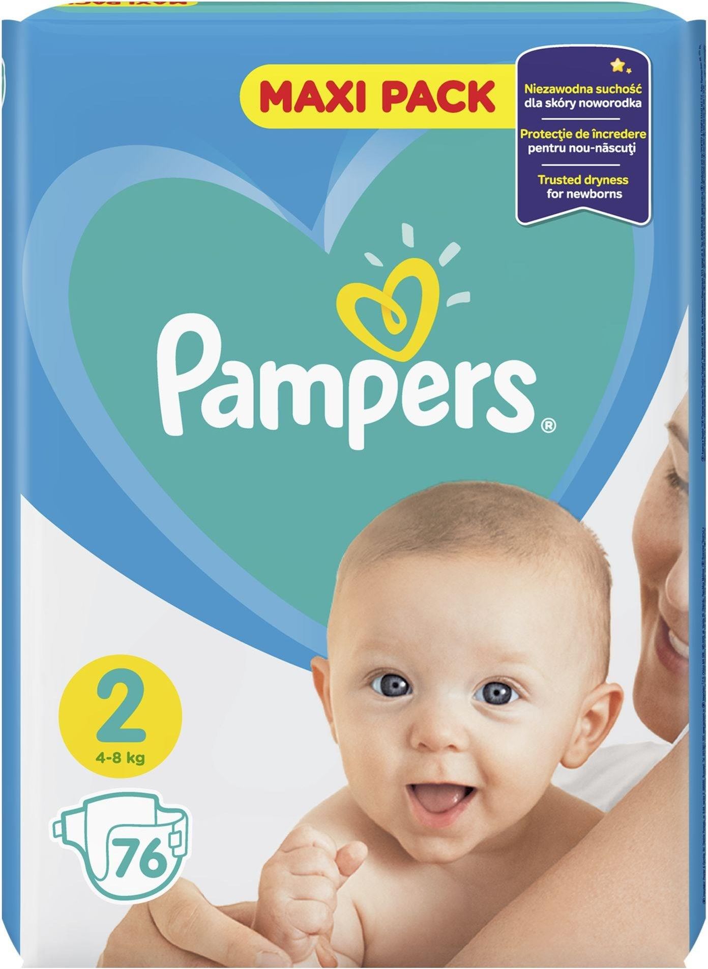 pampers 2 76 szt waga