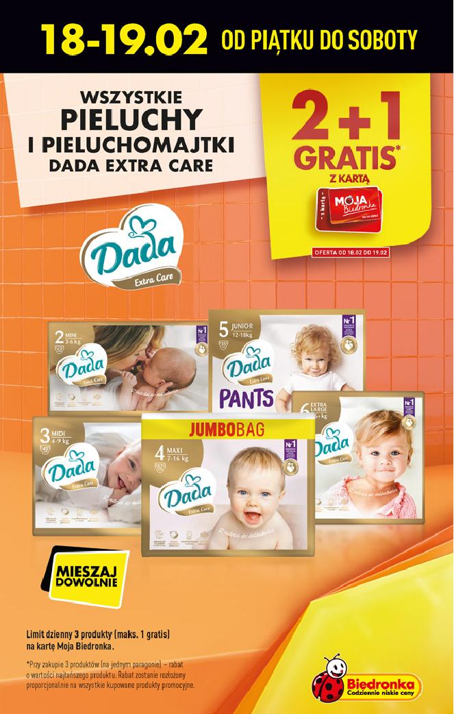 dada pieluchy przyszle promocje