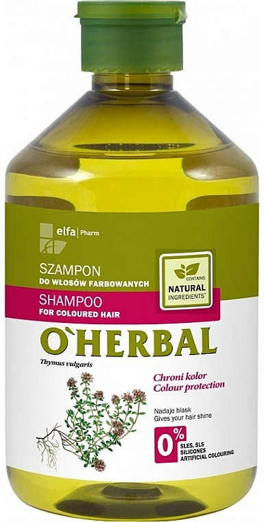 oherbal szampon coloured