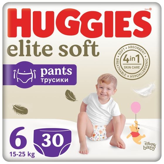 huggies elite soft трусик 6