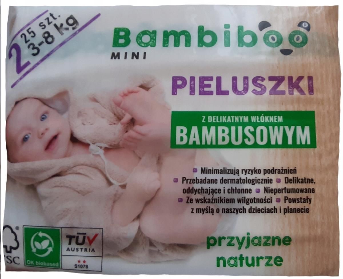 bambiboo pieluchy new born