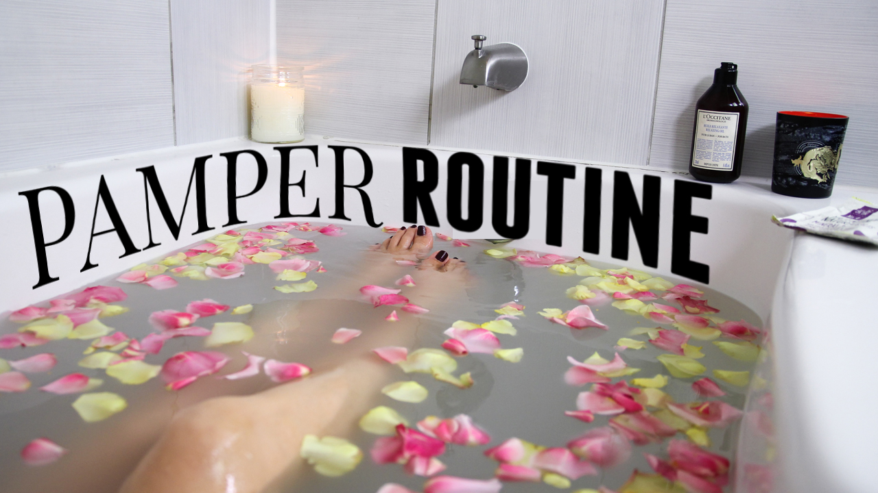 pamper routine 2017 spa night