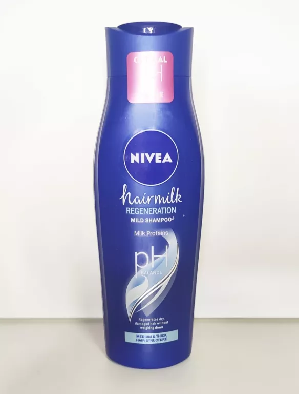 nivea szampon hairmilk do grubych