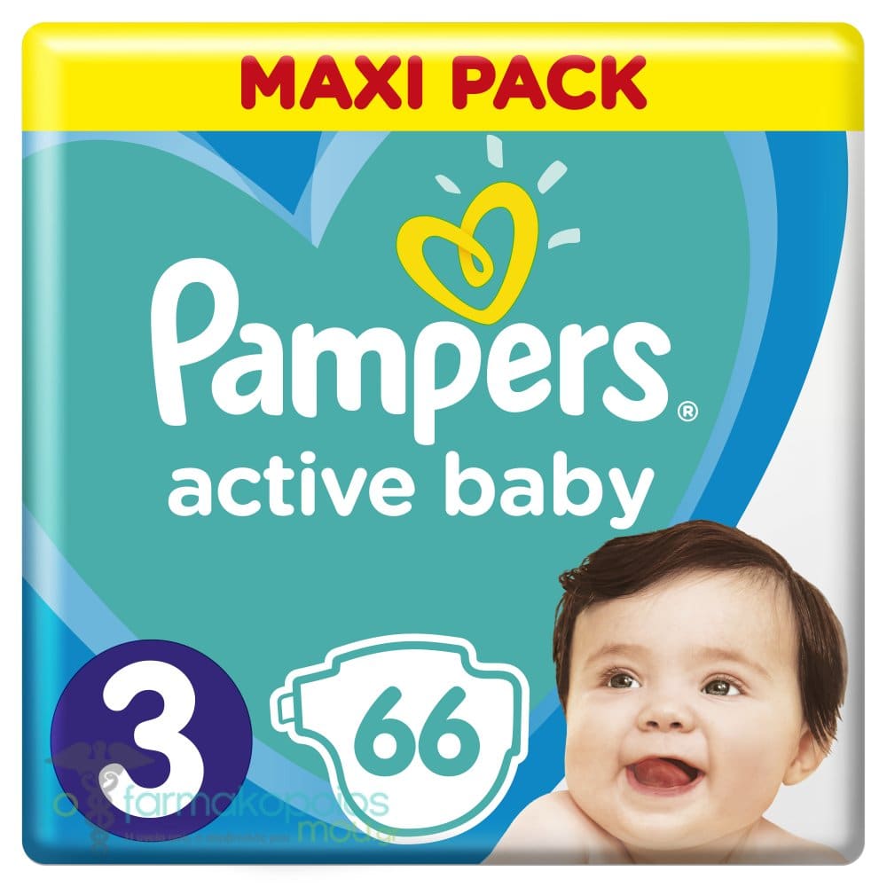 pampers active baby 3 maxi pack