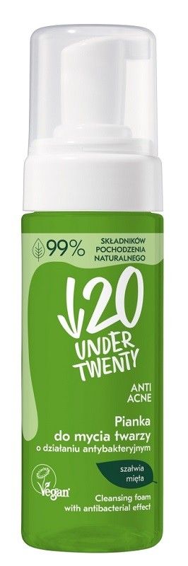 under twenty anti acne pianka do mycia twarzy