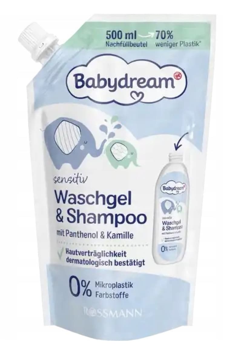 4 babydream żel do mycia i szampon