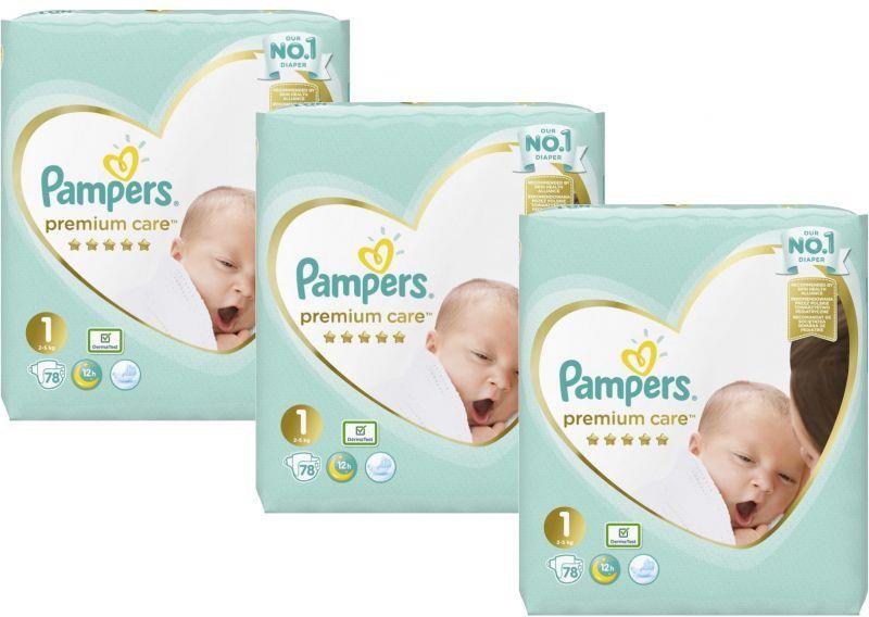 pampers pieluszki premium care newborn mini 168 ceneo