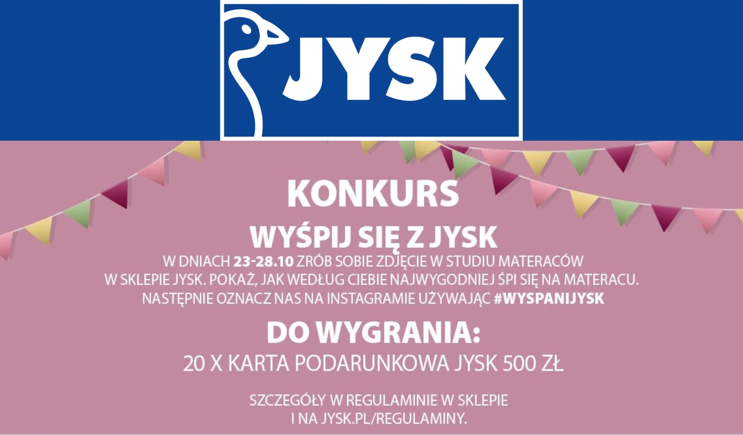 jysk konkurs huggy