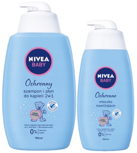 nivea baby szampon i płyn do kąpieli 2w1