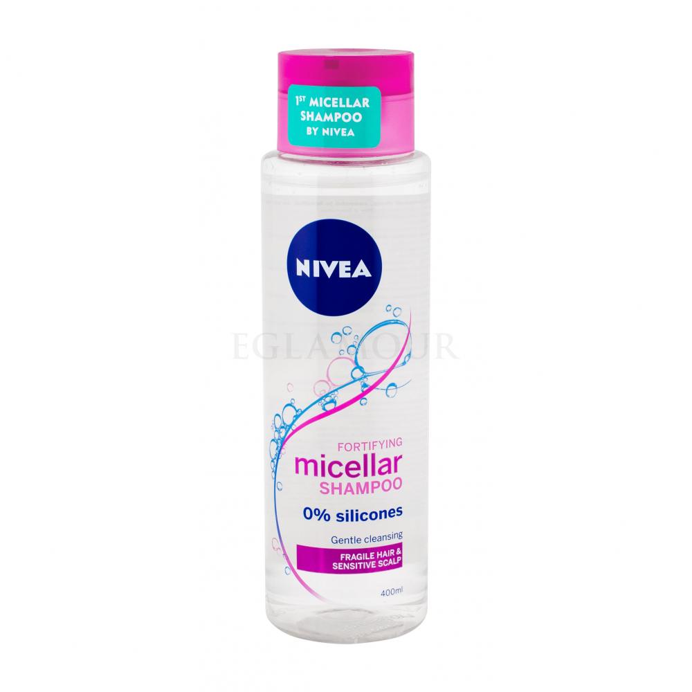 nivea wzmacniający micelarny szampon