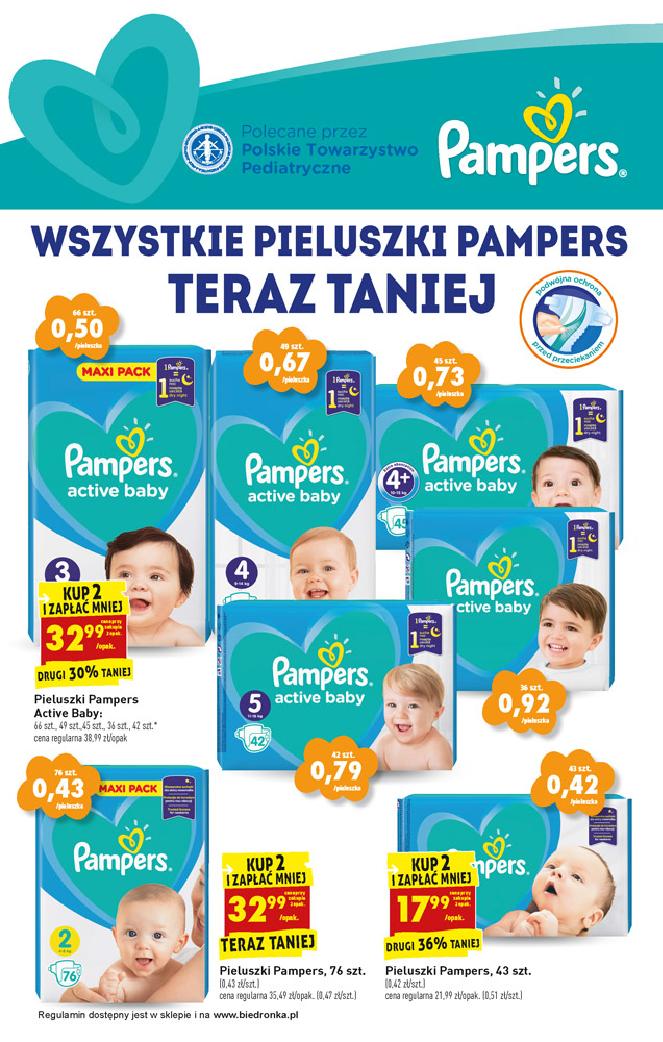 pampers 5 biedronka 2019