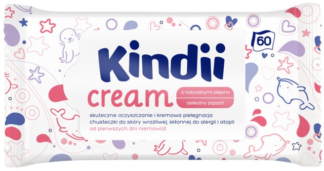 kindii cream chusteczki nawilżane