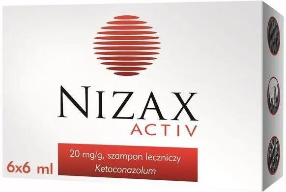 nizax activ 20 mg g szampon leczniczy 100 ml