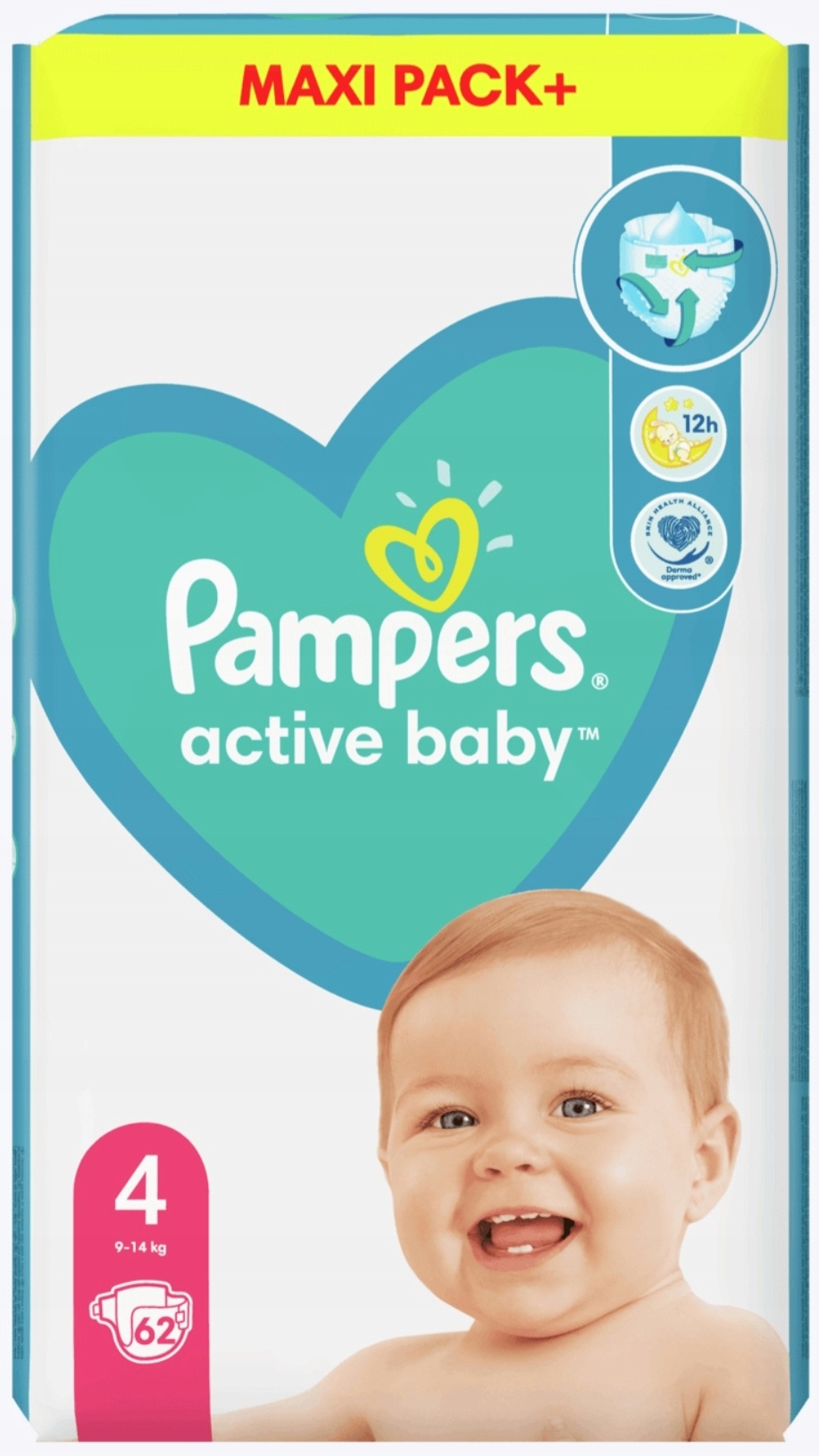 pieluchy pampers active baby nowe opakowanie