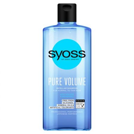 syoss pure & care szampon do włosów przetłuszczających się