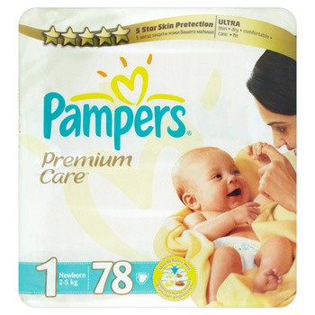 pampers premium care 1 stare opakowanie