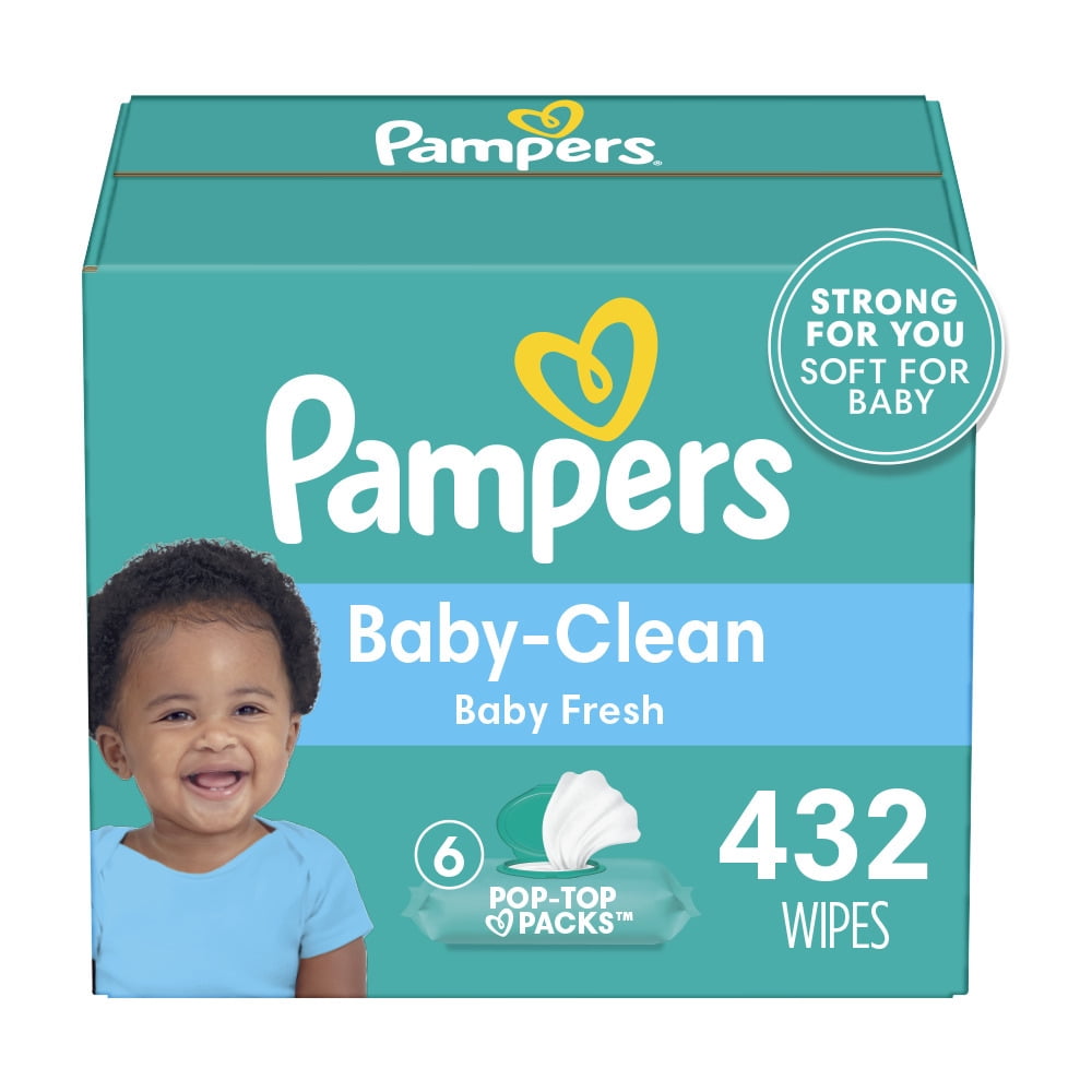 pampers fesh clean 6cio pak