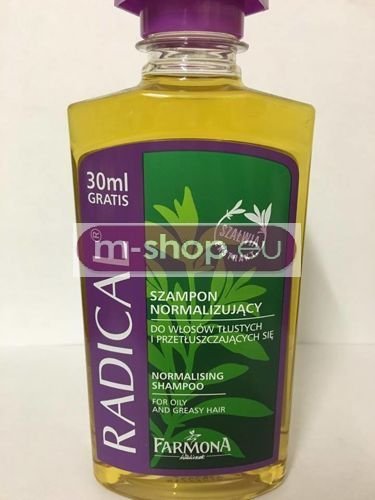 radical normalizującynormalizujący szampon do włosów tłustych 400 ml