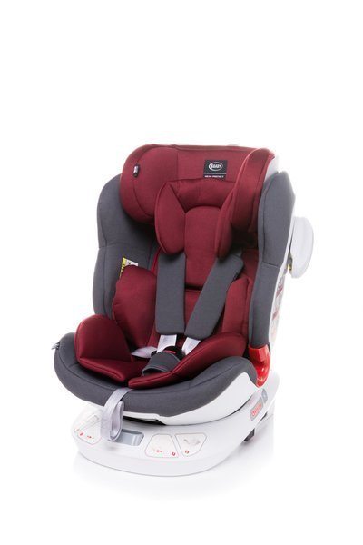 4Baby Space-Fix Czerwony Fotelik samochodowy dla dziecka 0-36kg