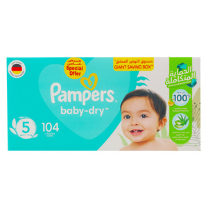 pampers diapers pants mega box no.4 104 pcs