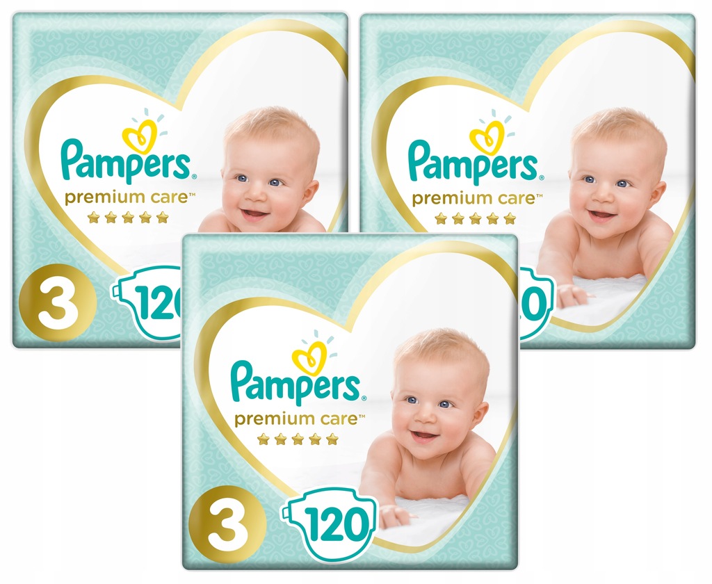 pampers premium care 3 120 allegro