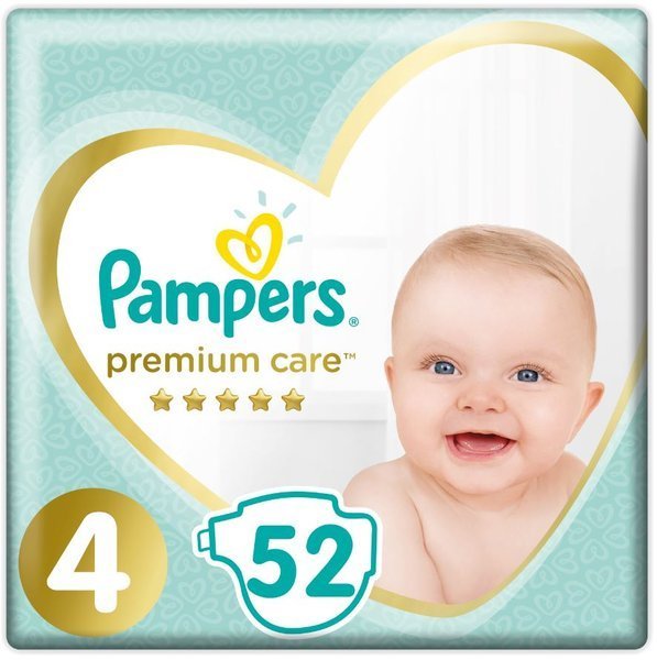 pampers pieluchy 4 52 sztuk