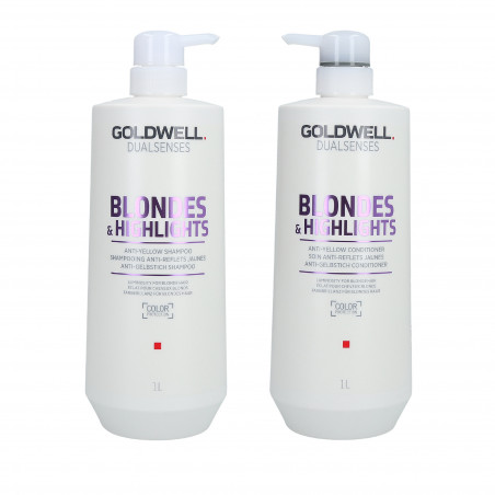 goldwell blondes zestaw szampon odżywka