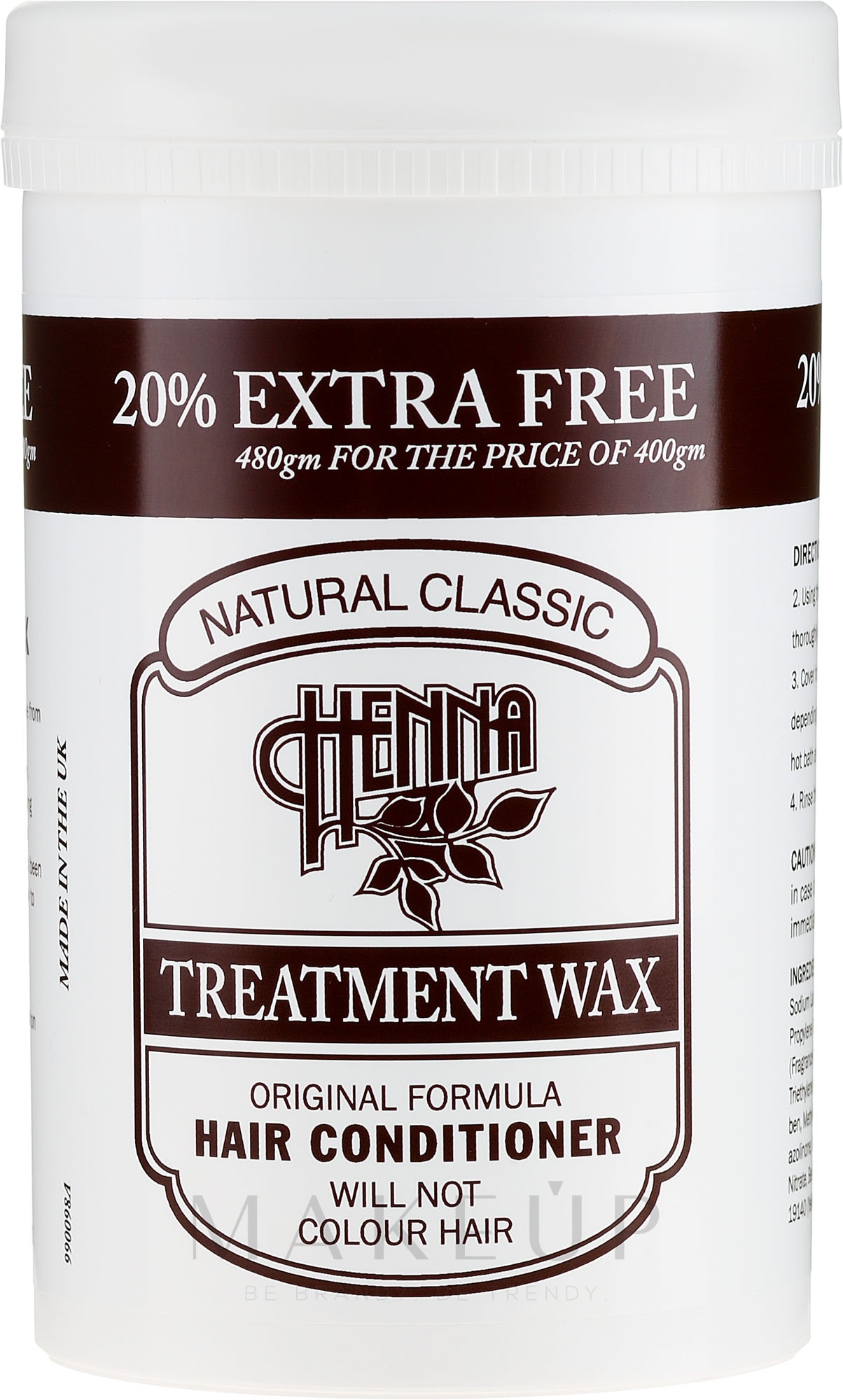 natural classic wax henna treatment odżywka do włosów