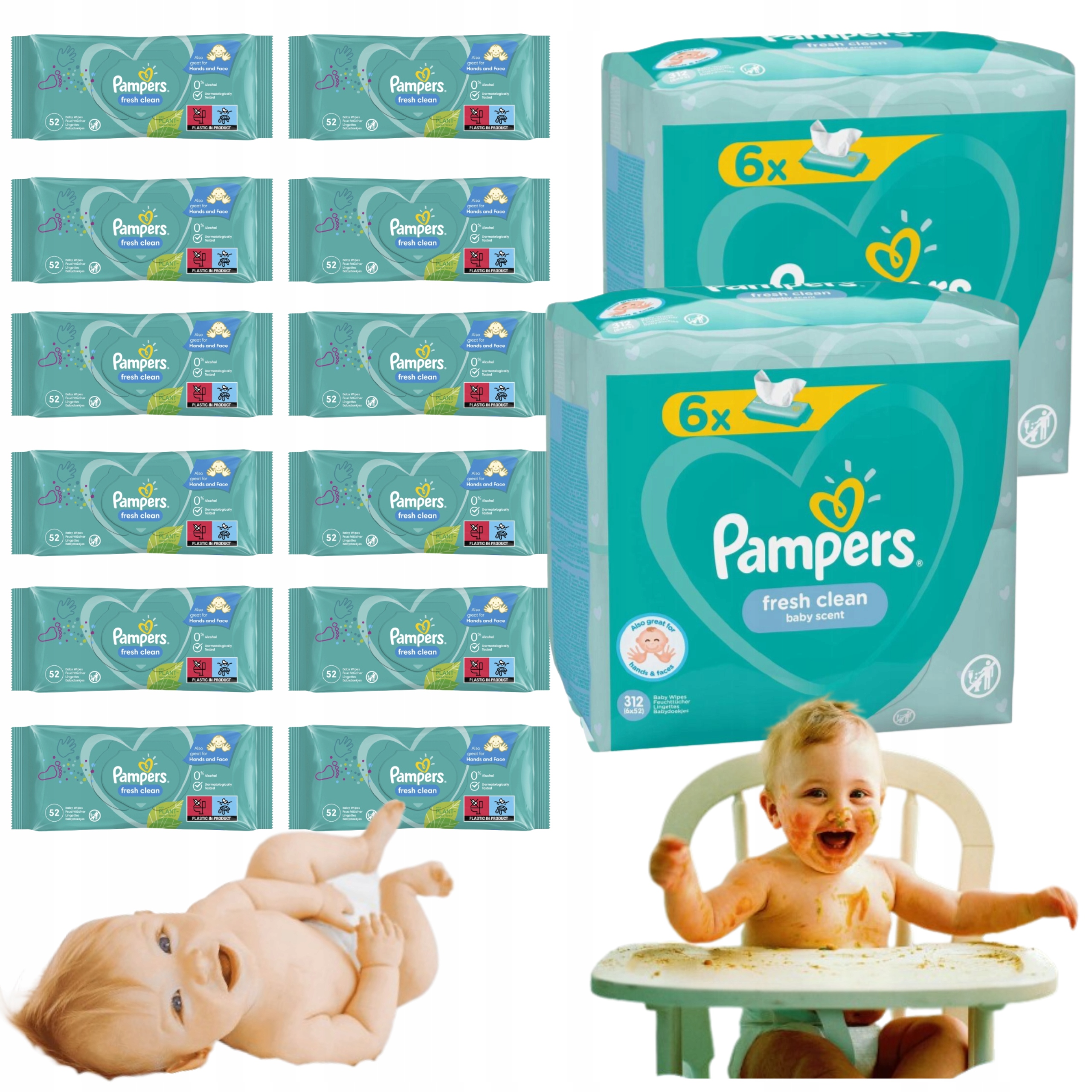 pampers chusteczki baby fresh dla nowowordków