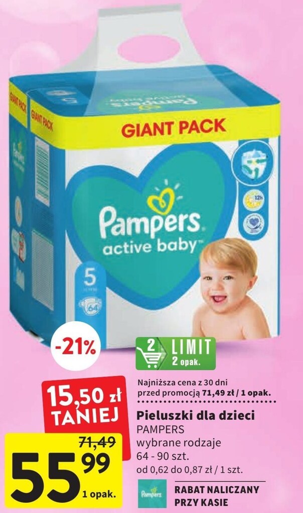 pampers oromocja intermarche