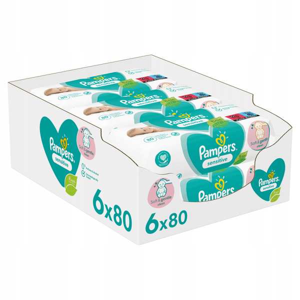 pampers mokre chusteczki biedronka