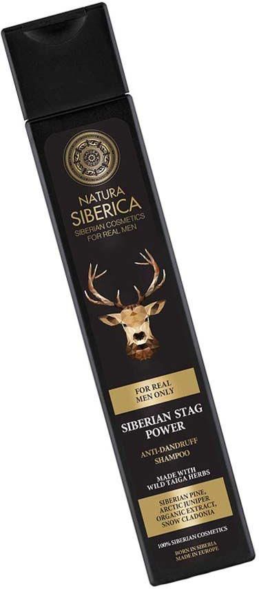 natura siberica men siberian stag power szampon przeciwłupieżowy dla mężczyzn