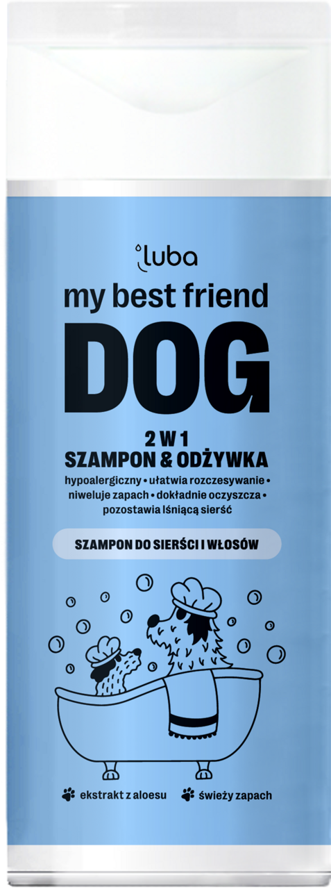 szampon do włosów dla psa