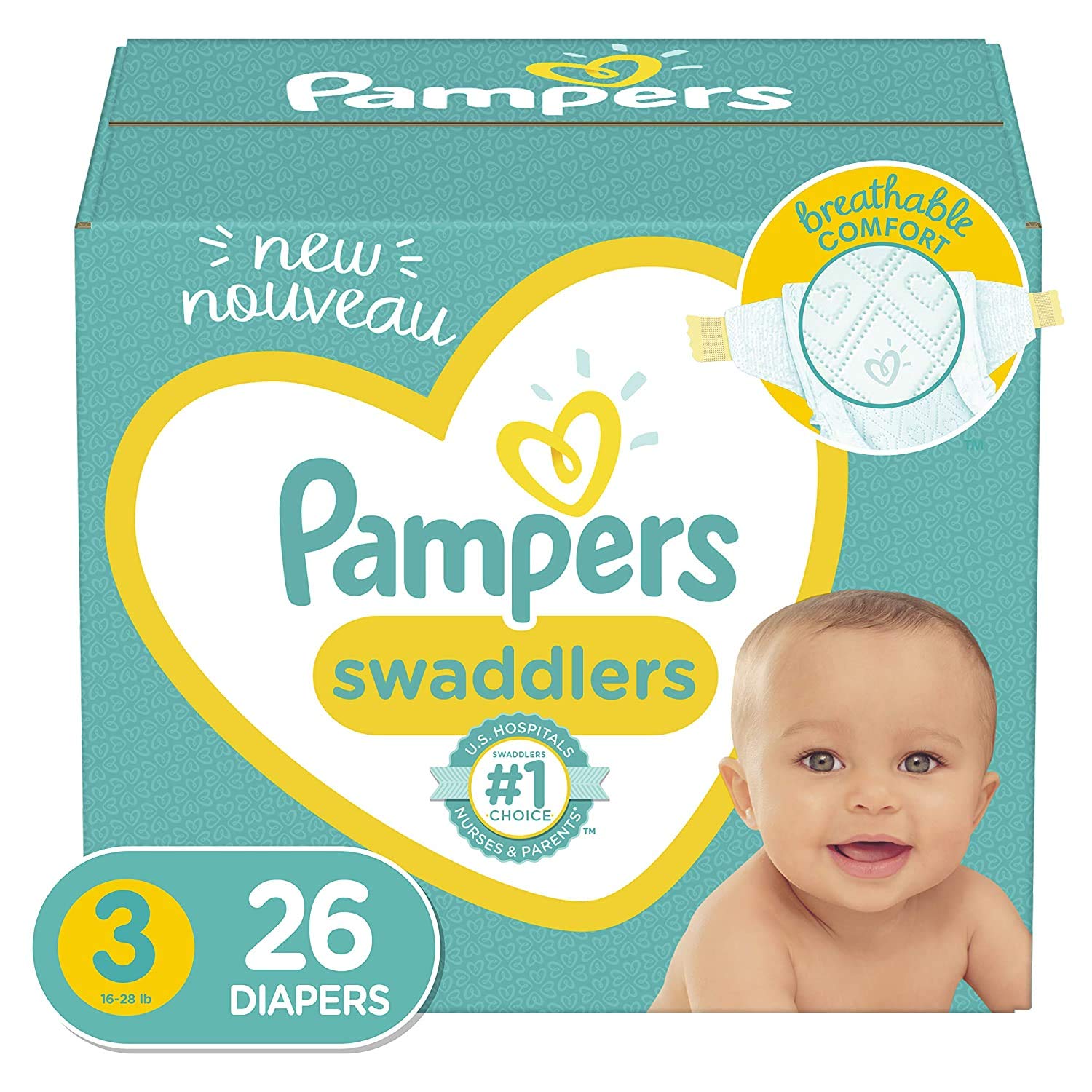 pampers size 3 29 pack